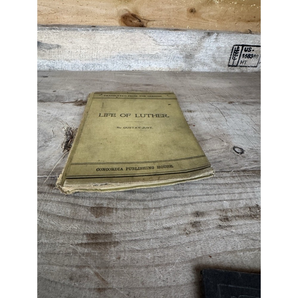 Life Of Luther By Gustav Just (1903) Vintage HC Book Concordia Publishing - Picture 2 of 10